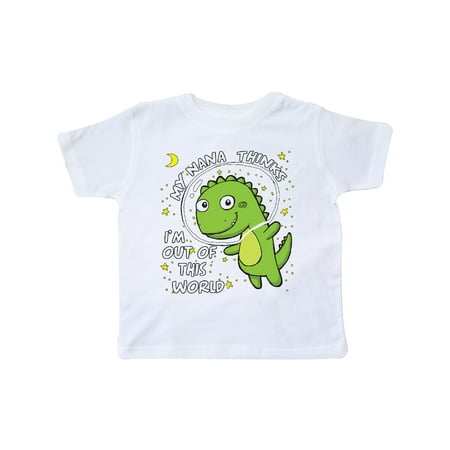 

Inktastic My Nana Dinosaur Gift Toddler Boy or Toddler Girl T-Shirt