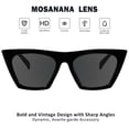 thumbnail image 4 of Gafas de sol mosanana Cat Eye para mujer con protección UV400, 4 of 6