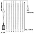 thumbnail image 4 of Cadena de luces FUNPENY Meteor Shower 288 LED 2,4 m IP65, color blanco, 4 of 7