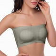 thumbnail image 7 of Fewfanhot Wireless Strapless Bra, Bandeau Bra, Small to 3X-Large Strapless Gathering Bras for Women, Tube Top, 7 of 7