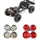 thumbnail image 3 of Llantas de Metal Tholdsy RCGOFFLOW de aleación de aluminio a prueba de golpes para 1/24 ECX FTX RGT FTX5503DR FTX5503DG FTX5503G RGT136240 Rojo, 3 of 6