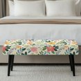 thumbnail image 5 of XYZCANDO C Anti Dust Rectangular Long Bench Slipcover, Non Slip Polyester Spandex Fabric Dining Bench Covers for Home Living Room, 5 of 9