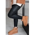 thumbnail image 6 of Women's High Waist Black V Crossover Leggings with Pockets - Stylish & Comfortable | [ZhiHiMeRi] | (US 16-18)XL, 6 of 7