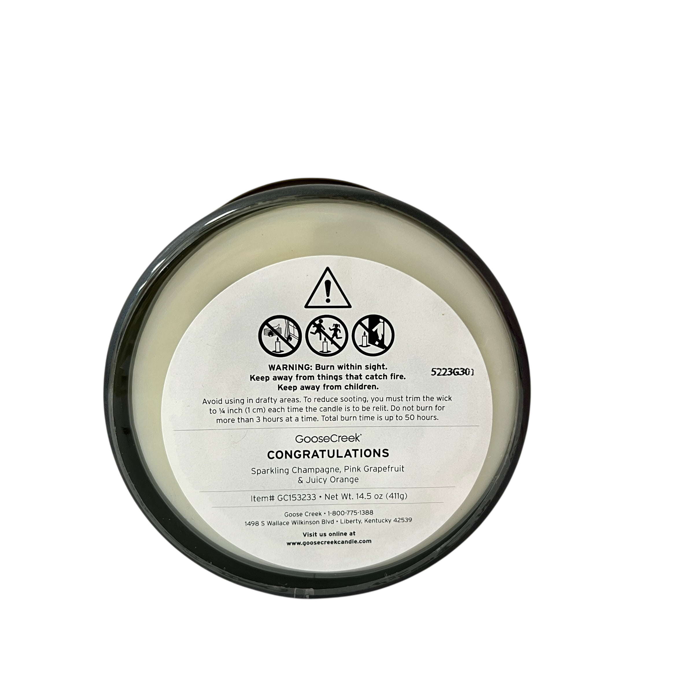 Goose Creek Congratulations Scented 3 Wick Candle 14.5 oz