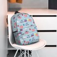 thumbnail image 3 of Lukts Brain Training Pattern 15 Inch Student Backpack, Waterproof Laptop Backpack with Adjustable Shoulder Straps, Lightweight Travel, Campus Backpack, Unisex, 3 of 6