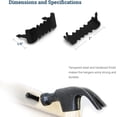 thumbnail image 2 of Picture Hang Solutions - 7 lbs Capacity 1-inch No Nail Sawtooth Picture Hangers 100 pieces per pack, 2 of 6