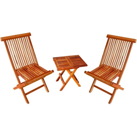 Teak 3-Piece Bistro Set