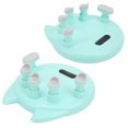 thumbnail image 4 of Entraîneur de Doigt de Piano, 2Pcs Doigts Exerciseur de Conception Standard Cyan ABS Silicone Exercice Facile pour la Correction de la Posture, 4 of 8