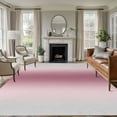 thumbnail image 2 of Light Pink Grey Ombre 8x10 Area Rugs, Modern Abstract Art Gradient Non-Skid Rubber Backing Large Rectangle Rugs - Living Room Bedroom Home Office, Indoor Floor Mat Carpets Washable Rug, 2 of 9