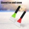 thumbnail image 4 of Kearding Pala de nieve multifuncional para coche, raspador de hielo para vehículo, herramienta de raspado para removedor de escarcha de Suministros de limpieza para el hogar Rojo, 4 of 6