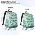 thumbnail image 4 of Daiia Not All Those Who Wander Are Lost1 Vintage Canvas Backpack for Men and Women ,Hiking Backpack,Travel Laptop Bag for School,Large Capacity Backpack, 4 of 8