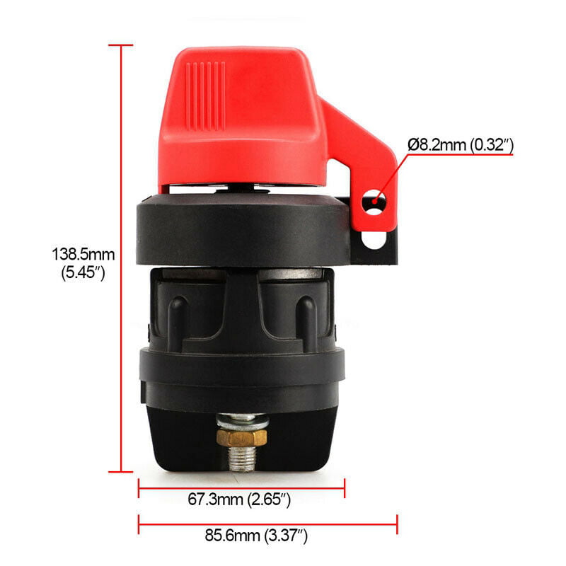 Details about   300 Amp Single Circuit Battery Switch for Marine Boat Car Rv ATV Vehicles 