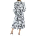 thumbnail image 2 of Aqua Womens Linen Blend Smocked Midi Dress, 2 of 2