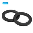 thumbnail image 3 of M32 Rubber Flat Washer, 8 Pack 32mm ID 46mm OD Sealing Spacer Gasket Ring for Faucet Pipe Fastener Bolt, Black, 3 of 6