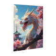 thumbnail image 2 of 500 Piece White Dragon Jigsaw Puzzle For Adults Cherry Blossom Scene Challenging & Relaxing Adult Puzzle Beautiful Artwork Unique Gift Idea, 2 of 7