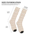 thumbnail image 2 of Lsque Tigers go in for Sports Pattern Sport Compression Socks for Men & Women 15-20 mmHg Knee High Nurse Pregnant Running Medical and Travel Athletic, 2 of 6
