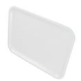 thumbnail image 3 of 2X 10 inch long rectangle shape serving tray made of plastic white, 3 of 3