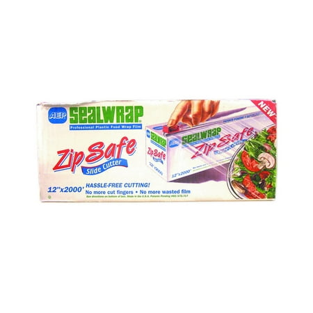 (Price/Each)Vintage ZipSafe Plastic Food Wrap 12"X2000, 814300