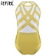 thumbnail image 2 of Traje de patinaje artístico para gimnasia rítmica con diamantes de imitación brillantes para niños y niñas, Jersey de Ballet, leotardo, mono, Ropa de baile, 2 of 5