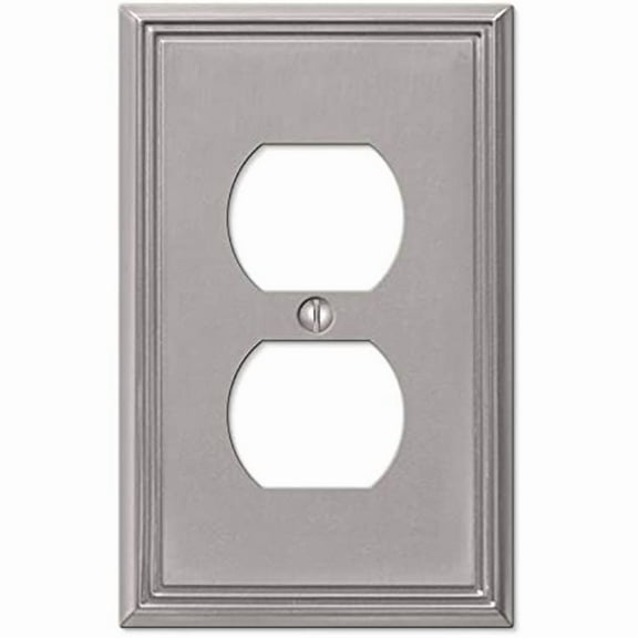 WALLPLAT 1DUPLX METRO BN (Pack of 1)