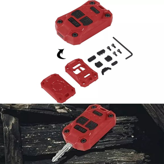 Car Key Case Cover Fob fits for Jeep Wrangler JK 07-18 Plastic Shell Protector