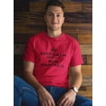 thumbnail image 2 of "Keep Calm And Let Bob Handle It" Center Chest Crown Graphic Men Red T-Shirt, Male x-Large, 2 of 4