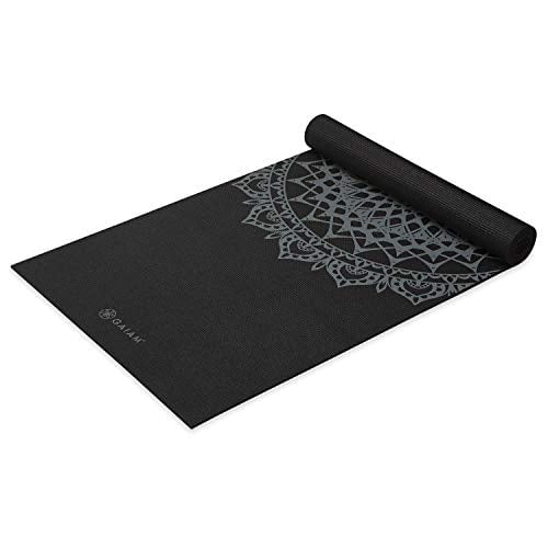 Gaiam Yoga Mat - Premium 6mm Print Extra Thick Non Slip Exercise & Fitness  Mat for All