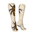thumbnail image 3 of KLL Honey Bee Print Cool Socks Men's Women's Crew Socks Funny Crazy Novelty Stockings, 3 of 8