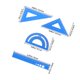 thumbnail image 5 of TABLETREANDS 1Jgo Kit De Dibujo Con Metálica Azul Transportador Y Triángulo Para Uso En Casa, 5 of 6