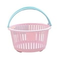thumbnail image 1 of Decodeary Portable Storage Basket With Large Capacity For Convenient Sundry Storage There Are Various Styles To Choose From light pink circular 1Set, 1 of 6