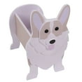 thumbnail image 3 of Cute Dog Flower Pot, PVC Lightweight Dog Planter   For Garden, 3 of 8