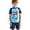 zb-Blue, variant on AWZXDE Boys Two Pcs Swim Set Camo Print Swim Shirt And Shorts For Beach Surfing Hot Spring Summer Outfit (7-12 Years) Black,9-10 Years
