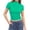 Mint Green, variant on Breezora Womens Mock Turtle Neck Short Sleeve Slim Fit Ribbed Knit Tops Casual Summer Lightweight Breathable for Daily