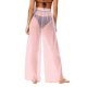 thumbnail image 4 of Pantalones de playa de gasa ligeros para mujer con protección solar, pantalones anchos de estilo bohemio estampados, blusa para mujer, 4 of 7