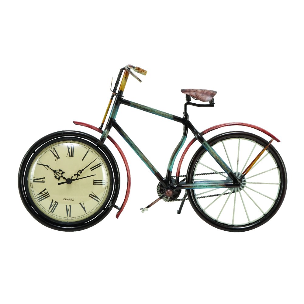 Metal Cycle Clock For Kids Room Decor Upgrade