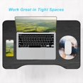 thumbnail image 4 of ERDS-Small Mouse Pad 6 x 8 Inch, Takes up Wrist and Mouse Space, Waterproof Compact Mini Mouse Mat for Laptop Computer Wireless Mouse Keyboard Home Office Travel,Blue Gradient Marble, 4 of 4