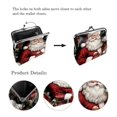 thumbnail image 3 of Santa Claus Durable 0.7 Microfiber Coin Purse with Zinc Alloy Jaws, 4.3x4.7 in, Stylish Design, Compact Size, 3 of 7