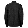thumbnail image 5 of Kureaily Men's Solid Colour Casual Style Half Turtleneck Double Knitted Sweater Cardigan Jacket, 5 of 5