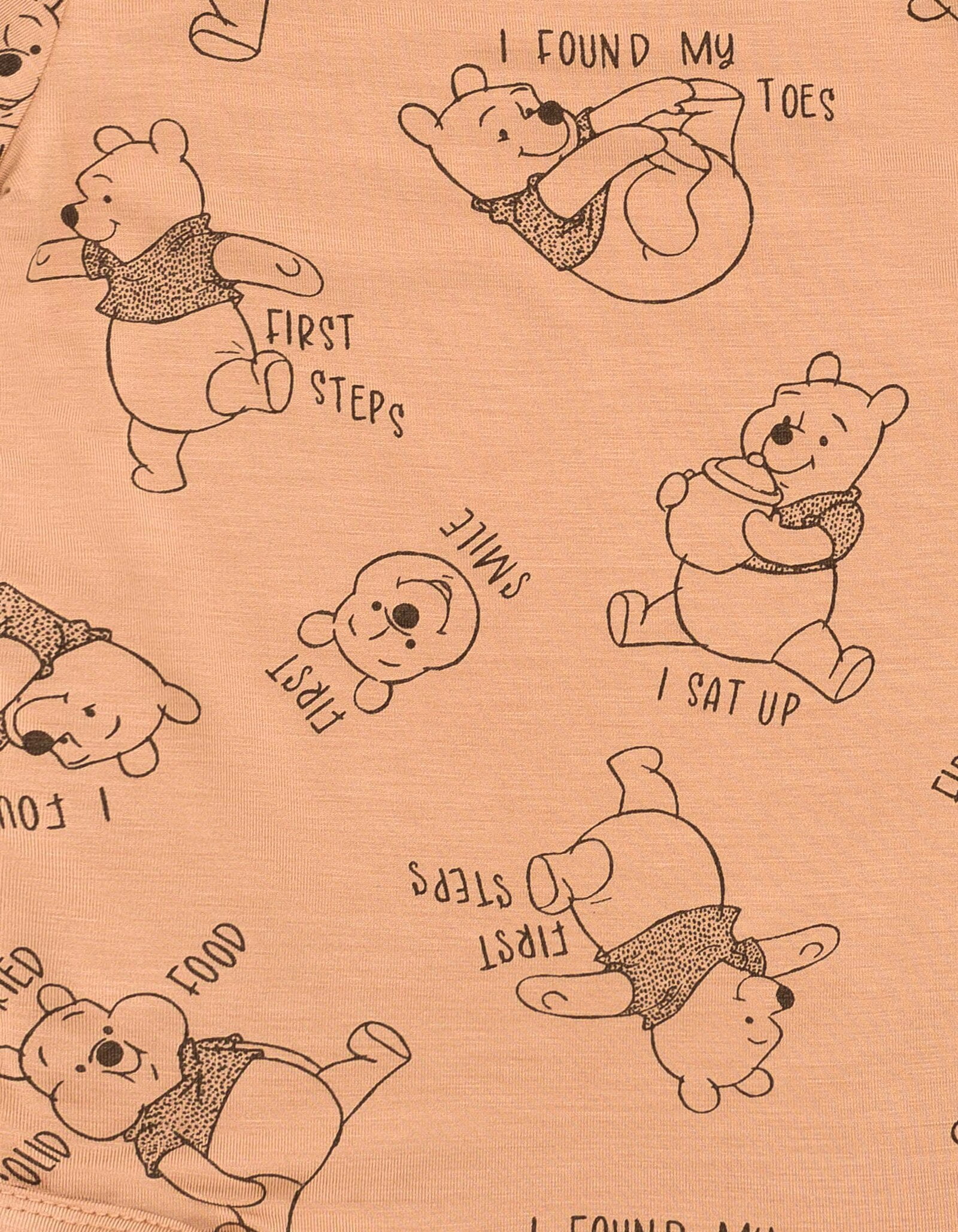 Disney Winnie the Pooh 2 Pack Bamboo Bodysuits Newborn to Infant