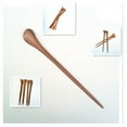 thumbnail image 5 of RENACLIPY 2Pcs Vintage Hairpin Sandalwood Hair Insert Simple Wood Hair Clip for Decoration, 5 of 6