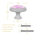 thumbnail image 4 of 4PCS Round Unicorn Cabinet Fluorescence Knob Glowing in the Dark Furniture Drawer Pulls Handle with Screws, 4 of 5