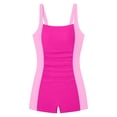 thumbnail image 5 of Shadoumai Girls Swimsuit One Piece Size 7 Cut Out Girls Tankini Swimsuit Quick Dry & Stretchy Color Block Ruffle Bathing Suit Stretch Strap Swimwear Set Girl, 5 of 5