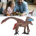 thumbnail image 1 of Dinosaurios Juguete Simulacional, Utahraptor Seguro para Jugar para la Recolección de decoración, 1 of 7