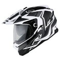 thumbnail image 5 of 1Storm Dual Sport Motorcycle Motocross Off Road Full Face Helmet Dual Visor HF802 Storm Force Black + Motorcycle Bluetooth Headset, 5 of 9