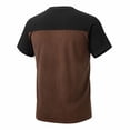 thumbnail image 6 of Gytharion Mens Short Sleeve Shirts Color-blocking Henley Shirts Summer Casual Tee Shirts with Pocket, 6 of 7