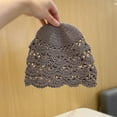 thumbnail image 3 of SikaFu Hat Ms. Aesthetic Hook Hanging Hollow Bao Tao Hat Net Red Covering Jacking Hat Thin Handmade Hanging Covered Block Hat, 3 of 9
