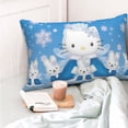 thumbnail image 5 of Hello Kitty Throw Pillow Cover Decoration Pillow Case Cushion for Home Sofa Couch Queen Size 20x30 Inch, 5 of 7