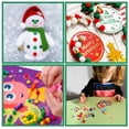 thumbnail image 7 of 150pcs Multicolor Pompoms, Assorted Sizes (0.39"-1") Pom Poms for Arts and Crafts, DIY Craft Pompons for Garlands Wreaths, Fuzzy Ball Decorations for Party Supplies Home Decor, 7 of 7