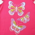thumbnail image 6 of Gubotare Girls Clothing Sets Athletic Toddler Baby Girl Summer Outfits Short Sleeve T-shirt Top + Shorts Set 4T 5T (Hot Pink,4-5 Years), 6 of 7