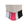thumbnail image 4 of Wonder Nation Girls Lurex No-Show Socks, 15-pack, Size Large (Shoe Size 4-10), 4 of 6